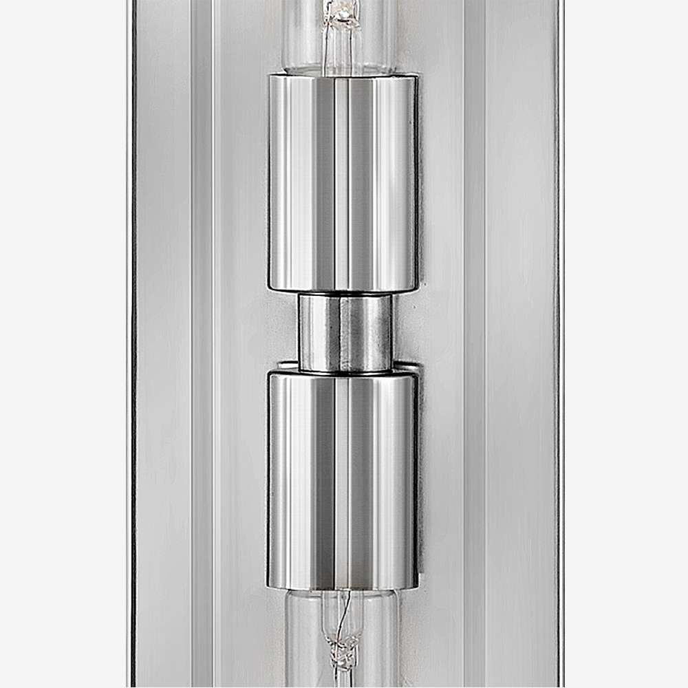Minimalist Clear Shade Vanity Square Wall Sconce - View 10