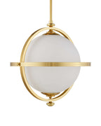 modern ring globe pendant