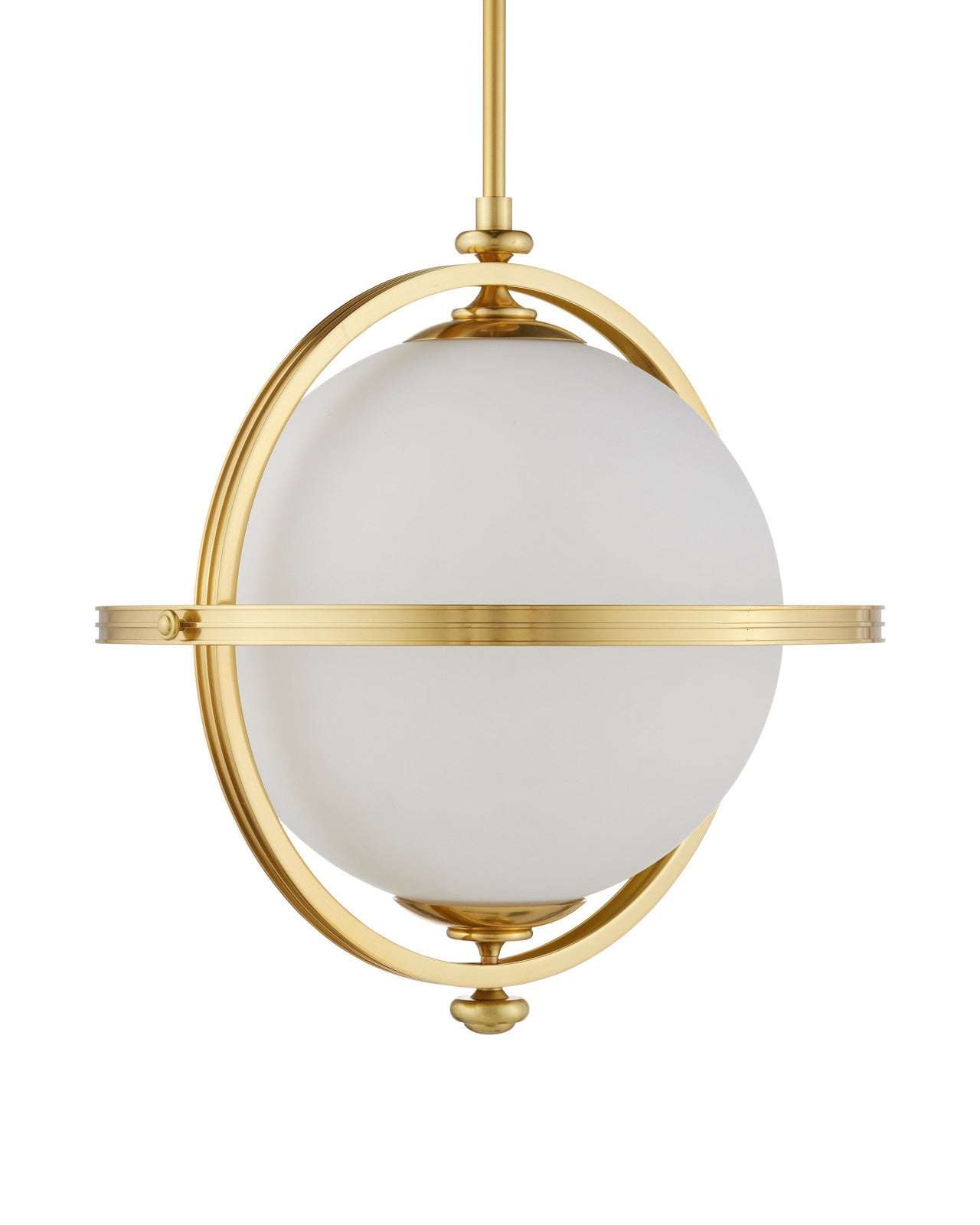 modern ring globe pendant