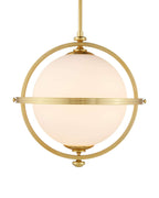 modern ring globe pendant