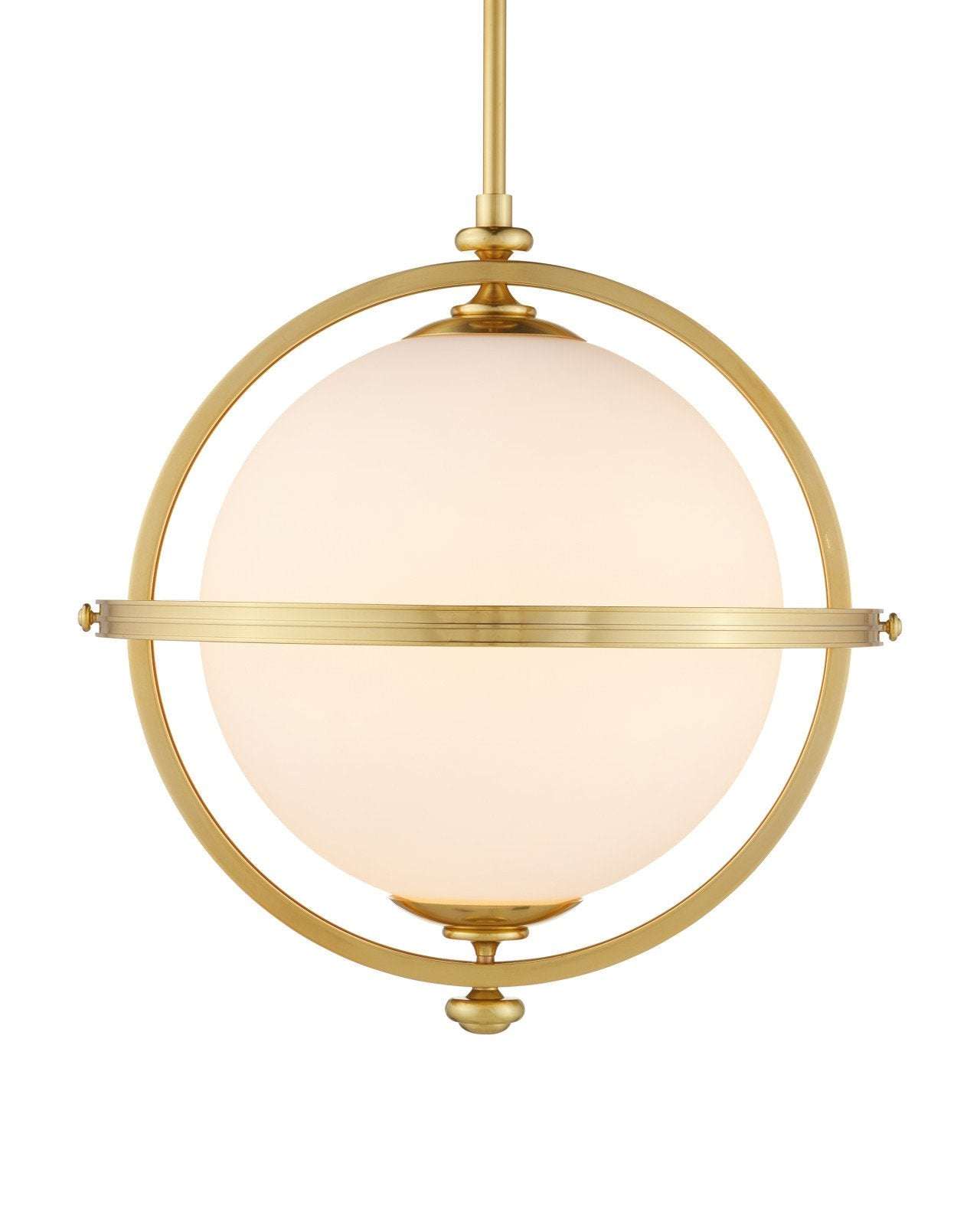 modern ring globe pendant