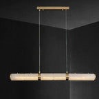 Alabaster Cylindrical Chandelier - View 4