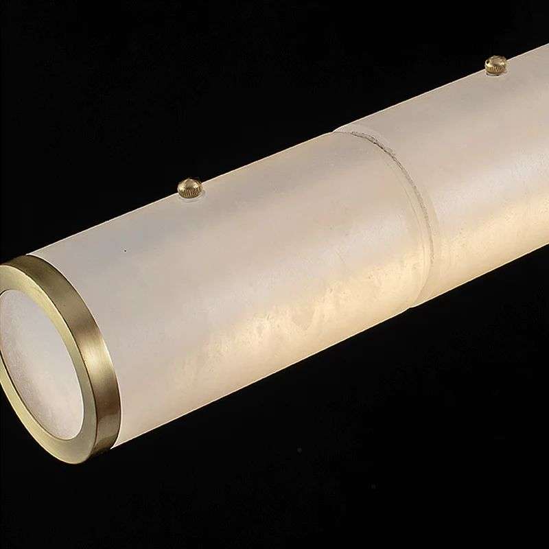 Alabaster Cylindrical Chandelier - View 3