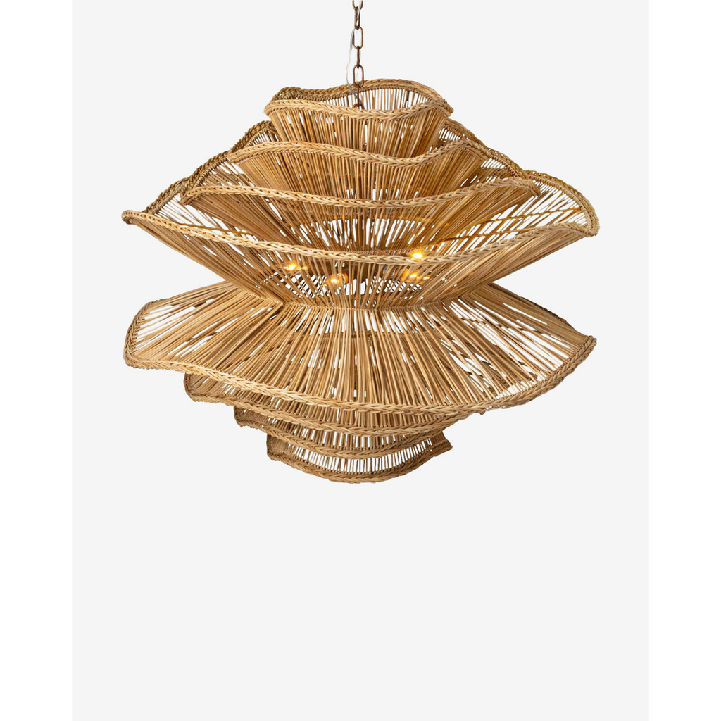 Alondra Chandelier Rattan Light