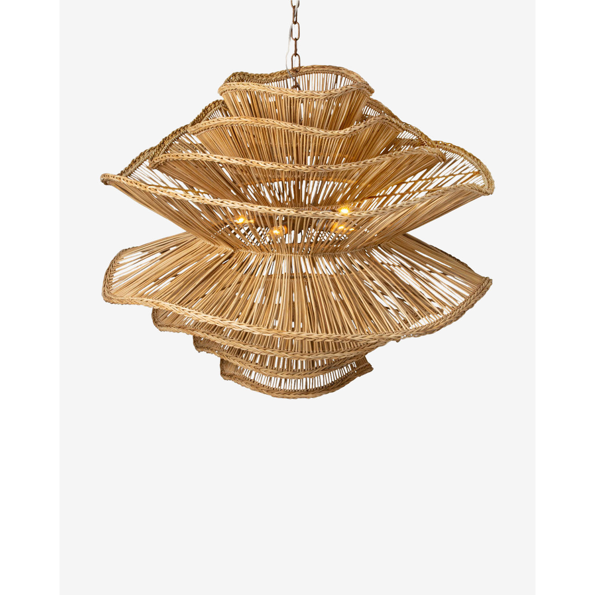 Alondra Chandelier Rattan Light