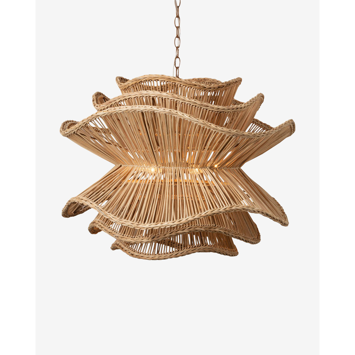 Alondra Chandelier Rattan Light