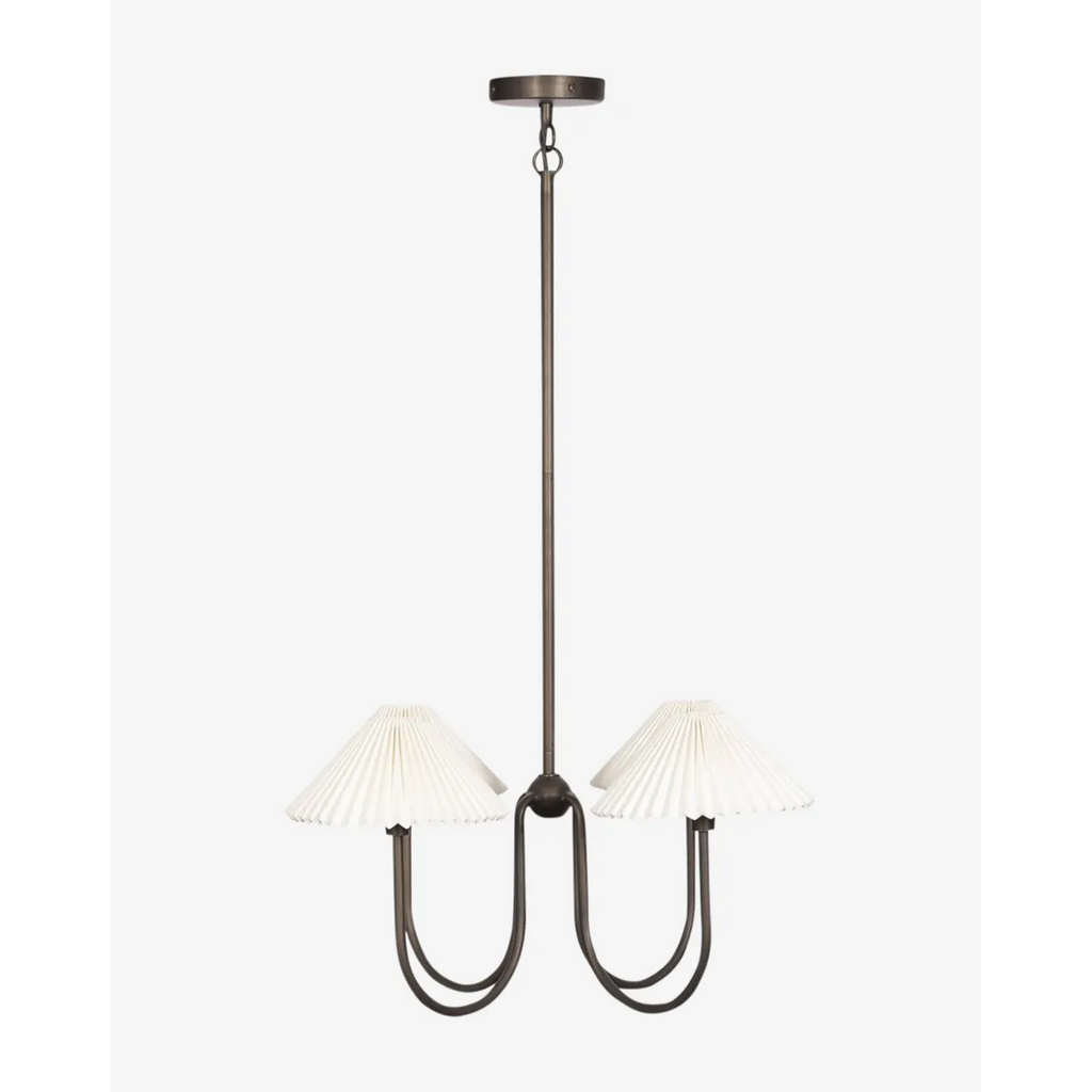 Ashby Chandelier English countryside multi-arm ceiling light with warm settled glow in relaxed heritage dining room interior