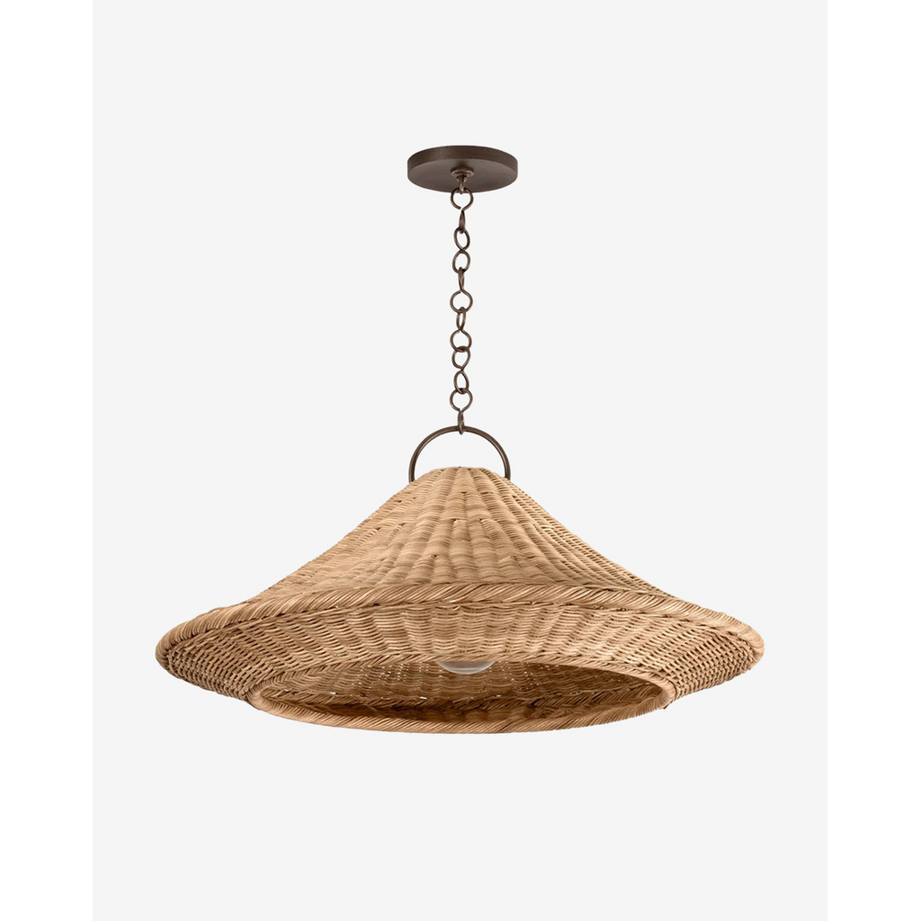 Baychester Pendant — Urban Industrial Hanging Light with Warm City Glow