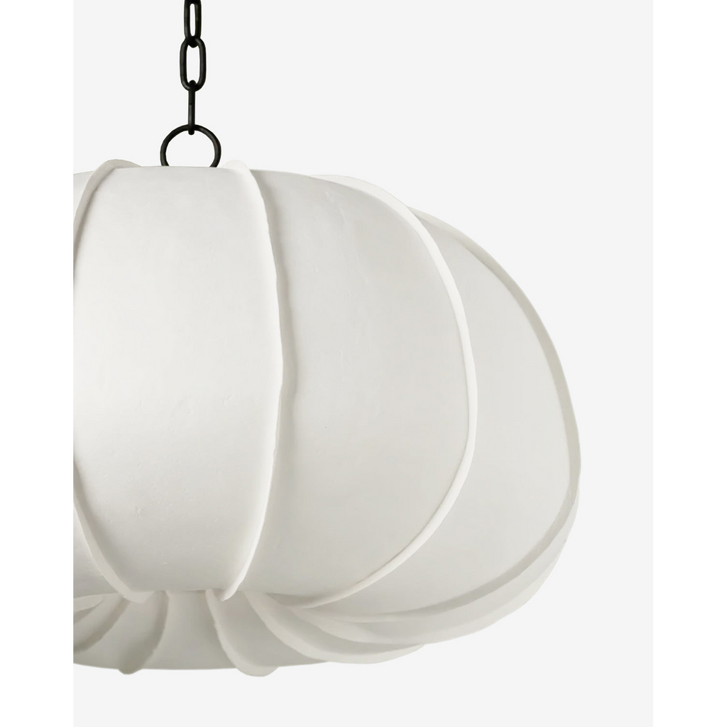 Bayu Pendant — Southeast Asian Artisan Hanging Light with Warm Airy Glow