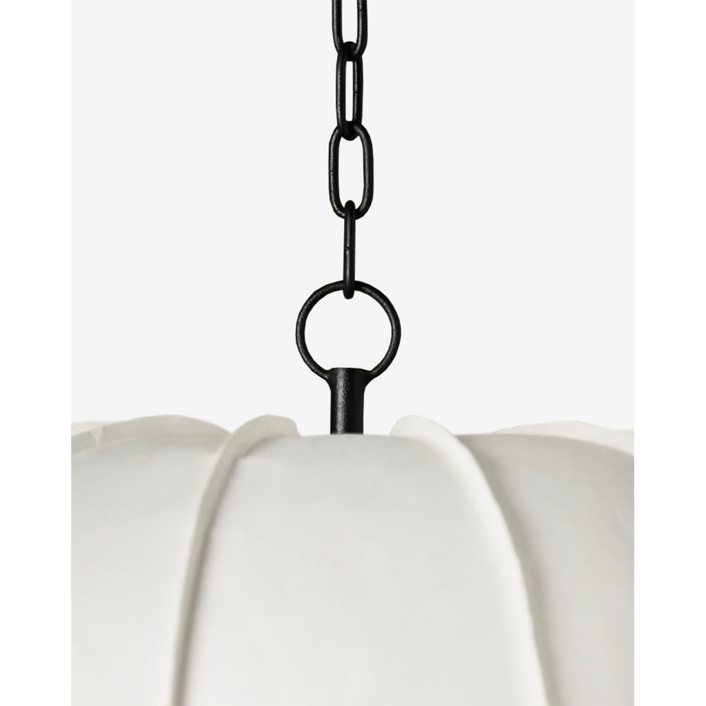 Bayu Pendant — Southeast Asian Artisan Hanging Light with Warm Airy Glow