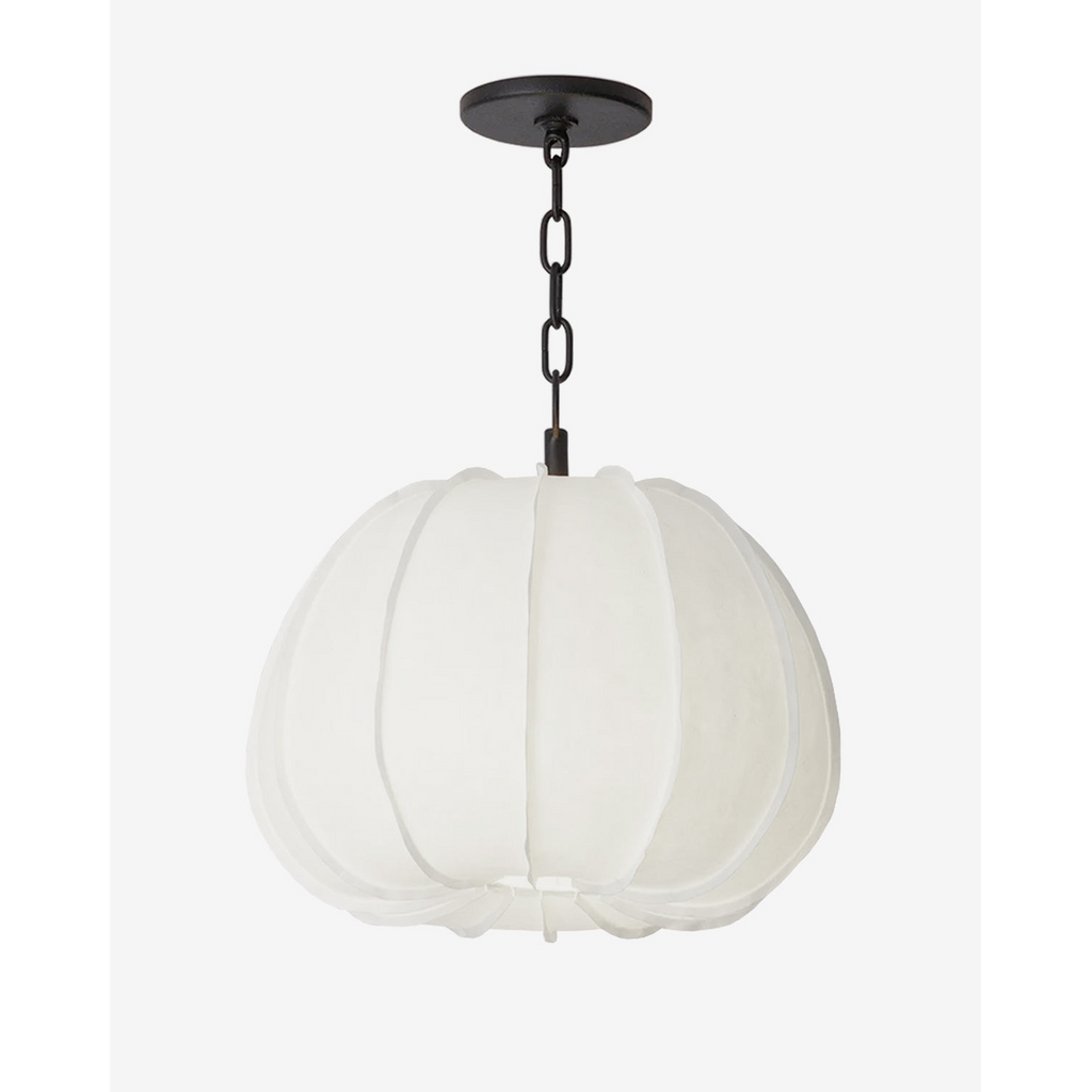 Bayu Pendant — Southeast Asian Artisan Hanging Light with Warm Airy Glow