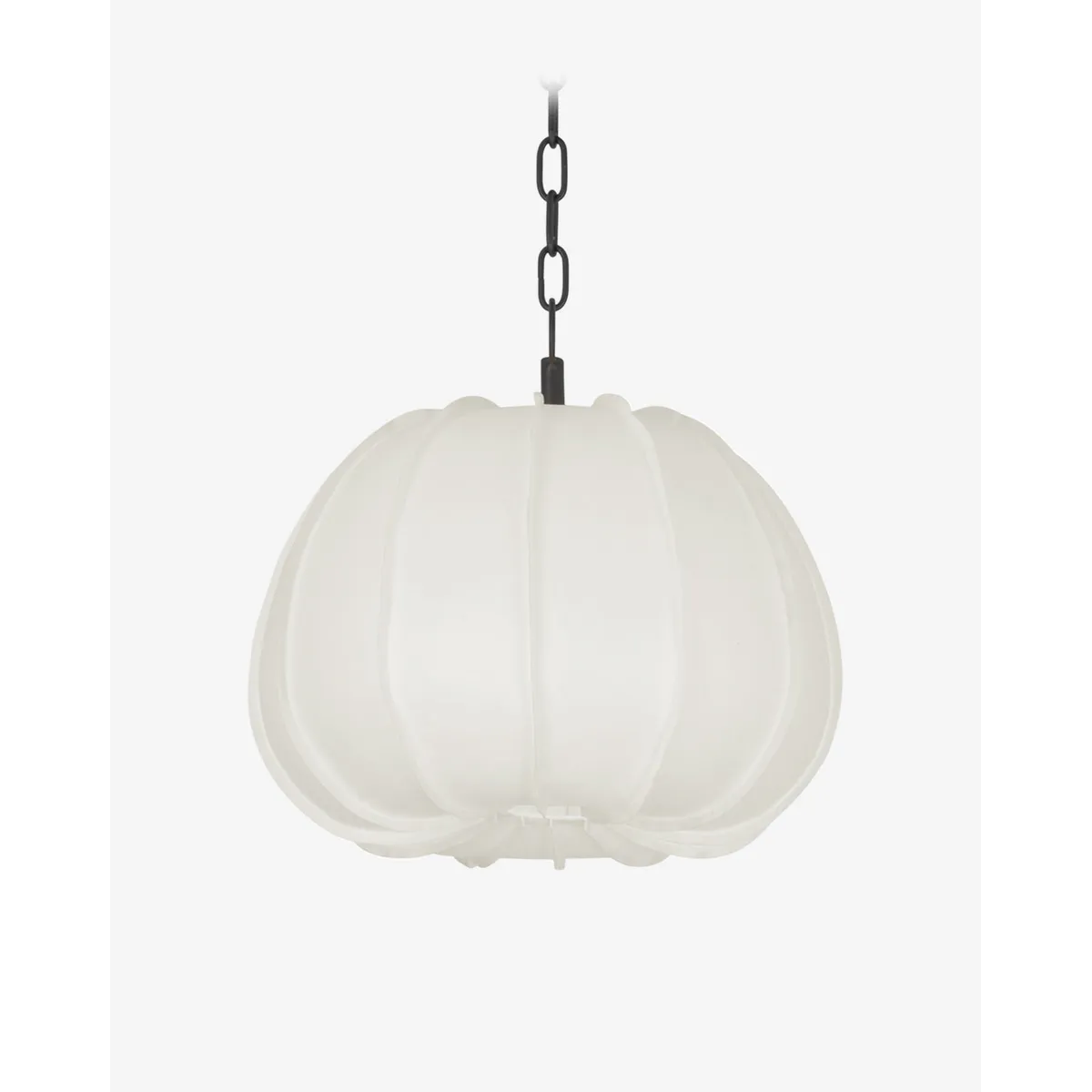 Bayu Pendant Southeast Asian artisan natural organic hanging light with warm airy glow above dining table in bohemian interior