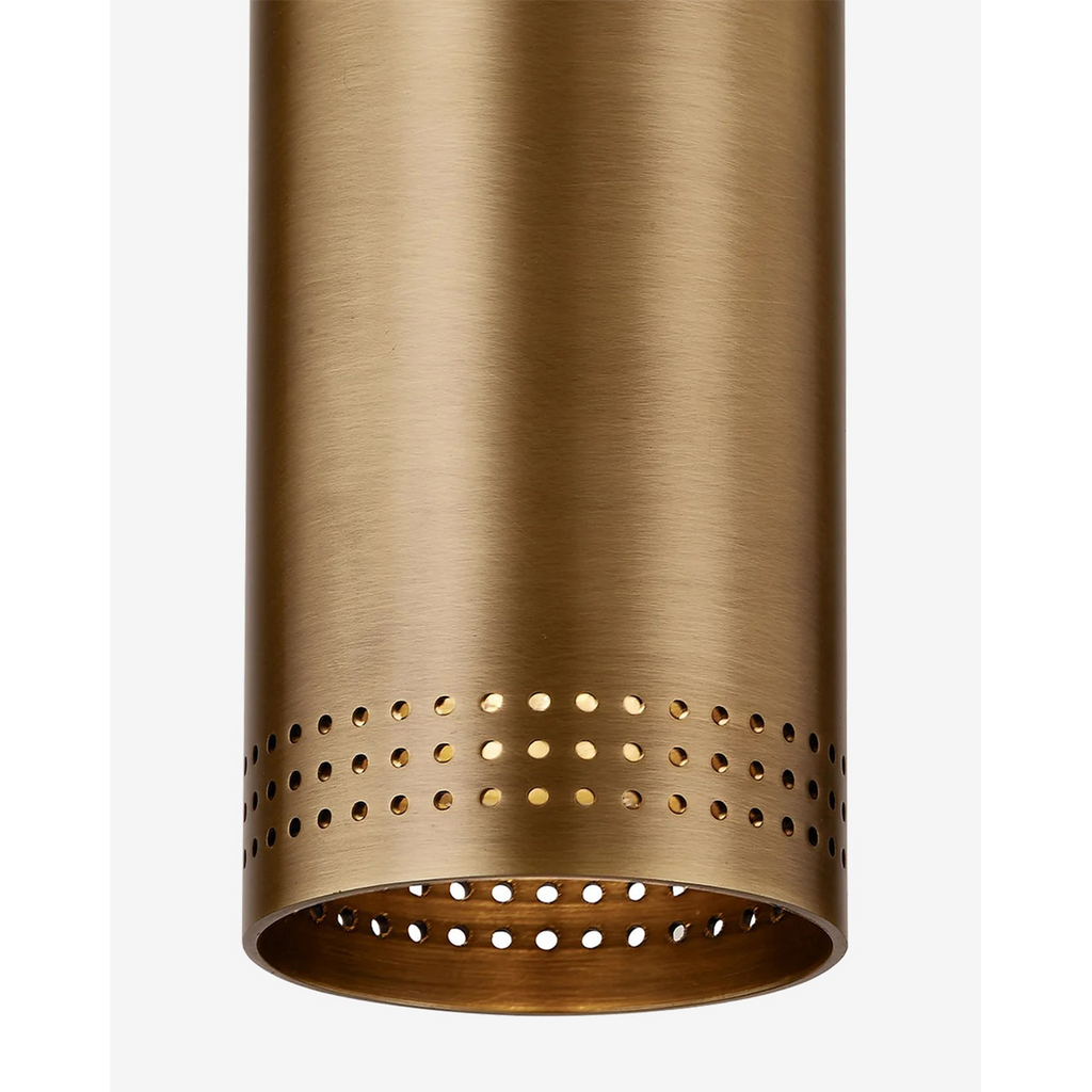Troy Lighting Berg Flush Mount - Designer Perforated Steel Downlight