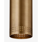 Troy Lighting Berg Flush Mount - Designer Perforated Steel Downlight