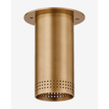 Troy Lighting Berg Flush Mount - Designer Perforated Steel Downlight