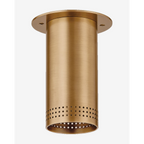 Troy Lighting Berg Flush Mount - Designer Perforated Steel Downlight