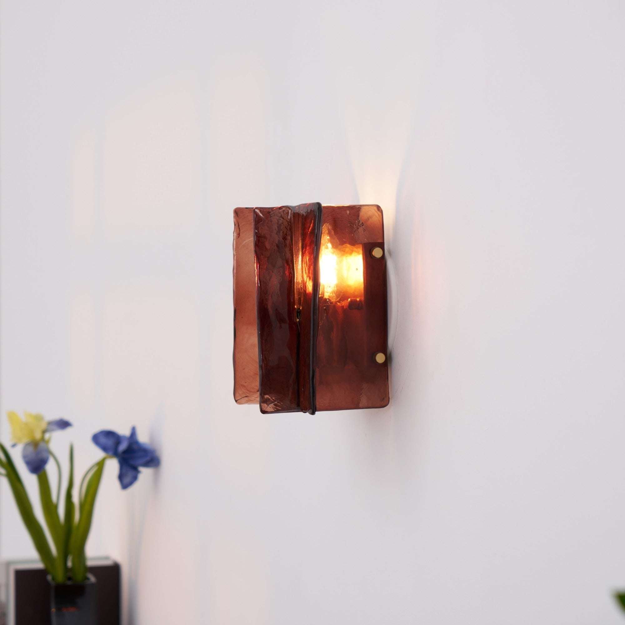 Marcell Refracted Glass Wall Sconce