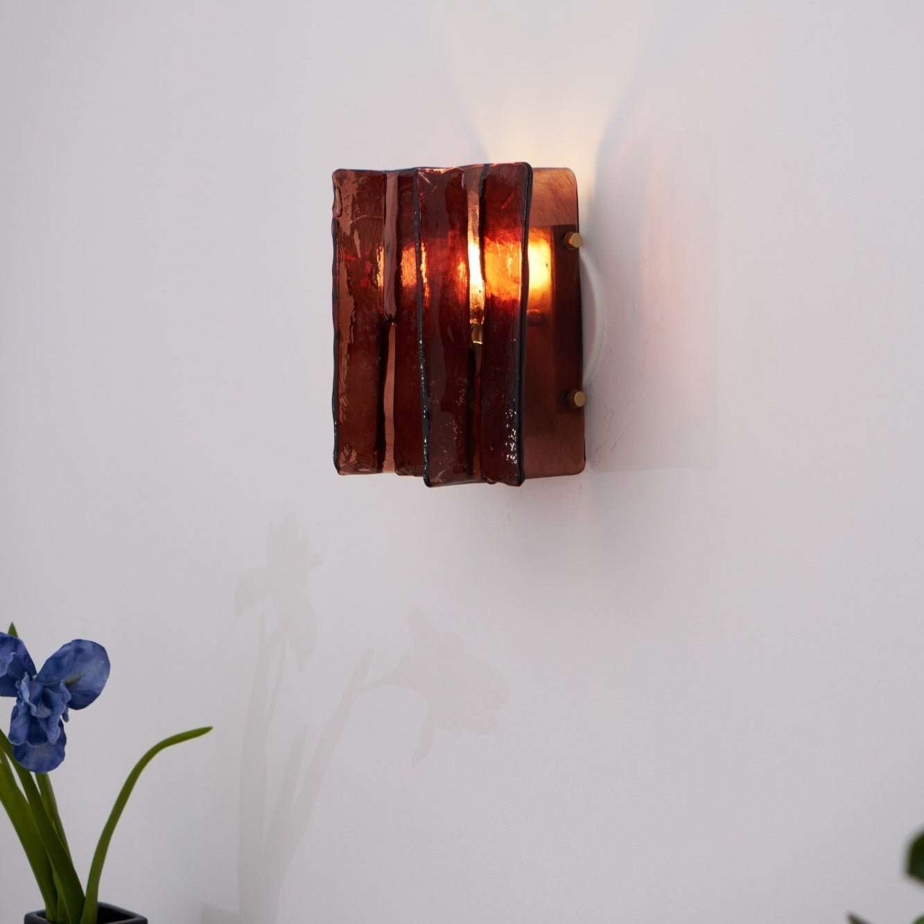 Marcell Refracted Glass Wall Sconce