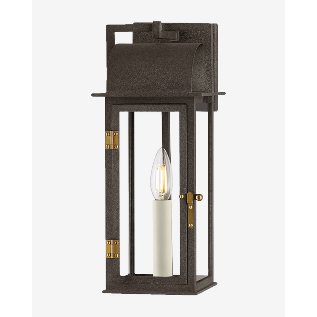 Bohen Exterior Wall Sconce modern outdoor wall light mounted on home facade casting warm directional glow