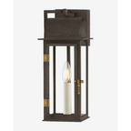 Bohen Exterior Wall Sconce modern outdoor wall light mounted on home facade casting warm directional glow
