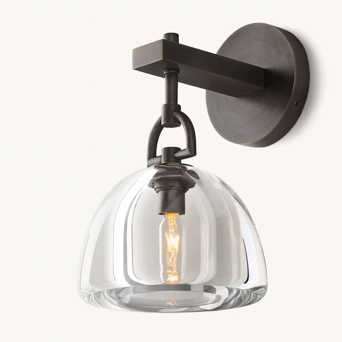 Botanist Dome Crystal Sconce