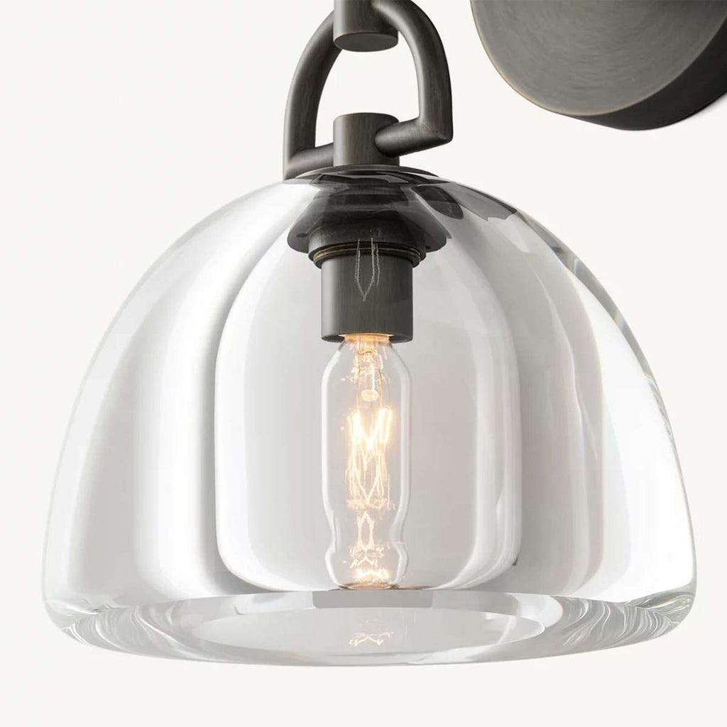 Botanist Dome Crystal Sconce