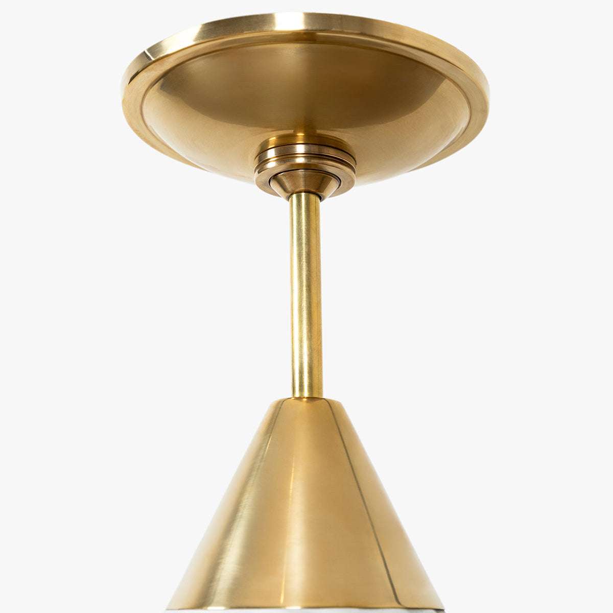 Brigadier Flush Mount — Bold Matte Ceiling Light with Warm Commanding Glow