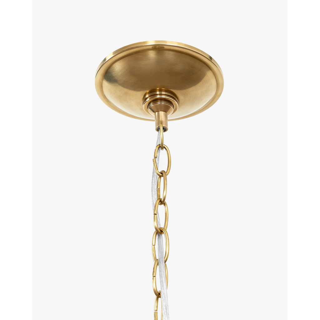 Brigadier Pendant — Military-Inspired Hanging Light with Warm Commanding Glow