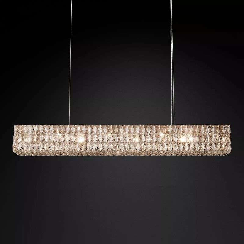 Bayview Crystal Linear Chandelier - View 5