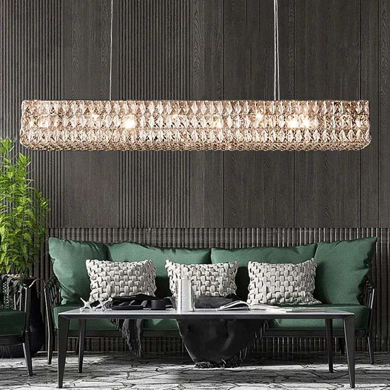 Bayview Crystal Linear Chandelier - View 3