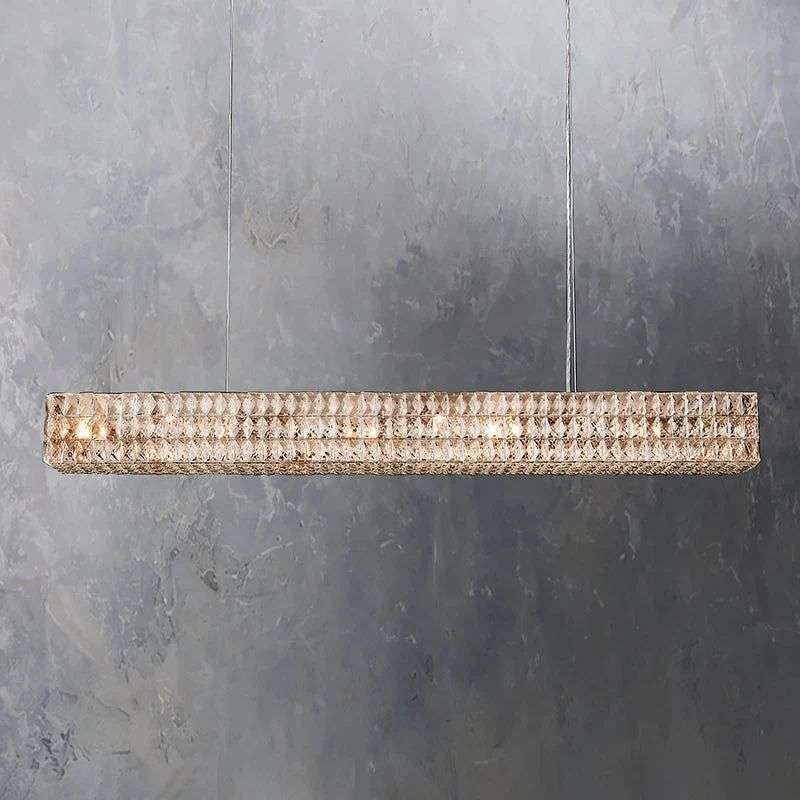 Bayview Crystal Linear Chandelier - View 4