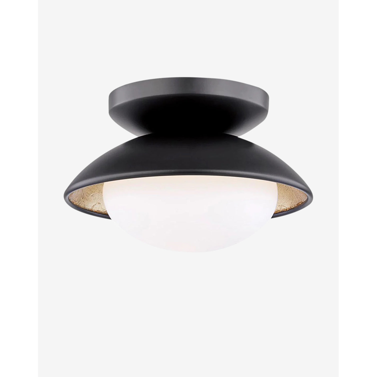 Cadence Flush Mount slim low-profile ceiling light with soft even ambient glow in modern bedroom interior