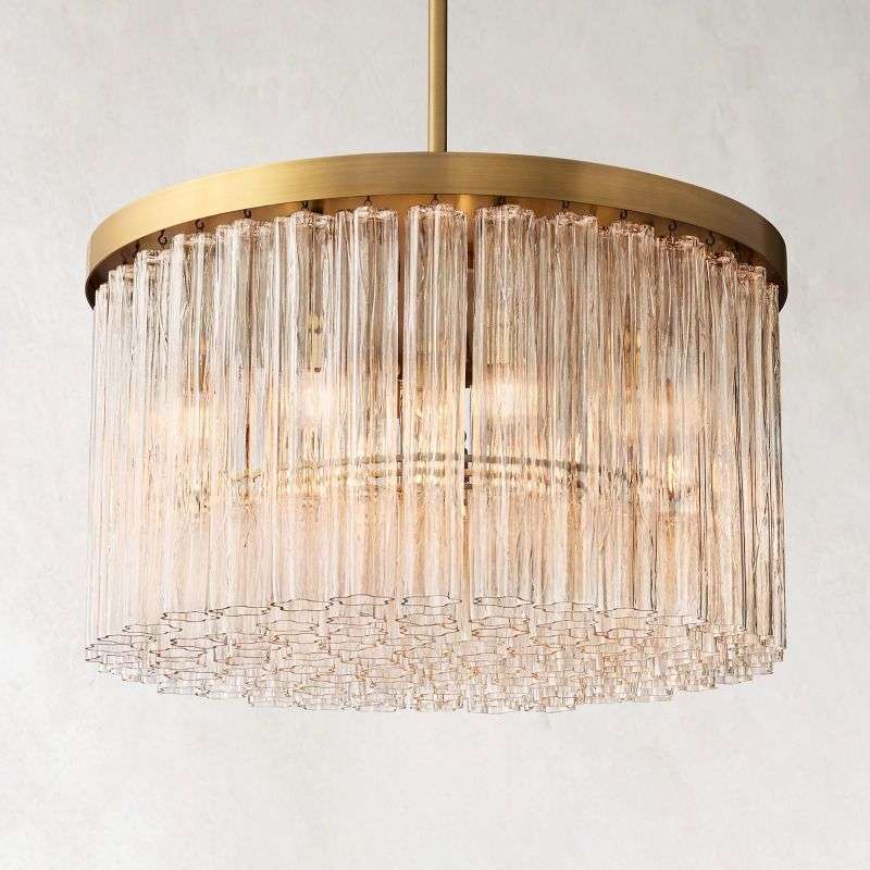 Cielo Round Chandelier 36″| Modern statement of lights - View 2