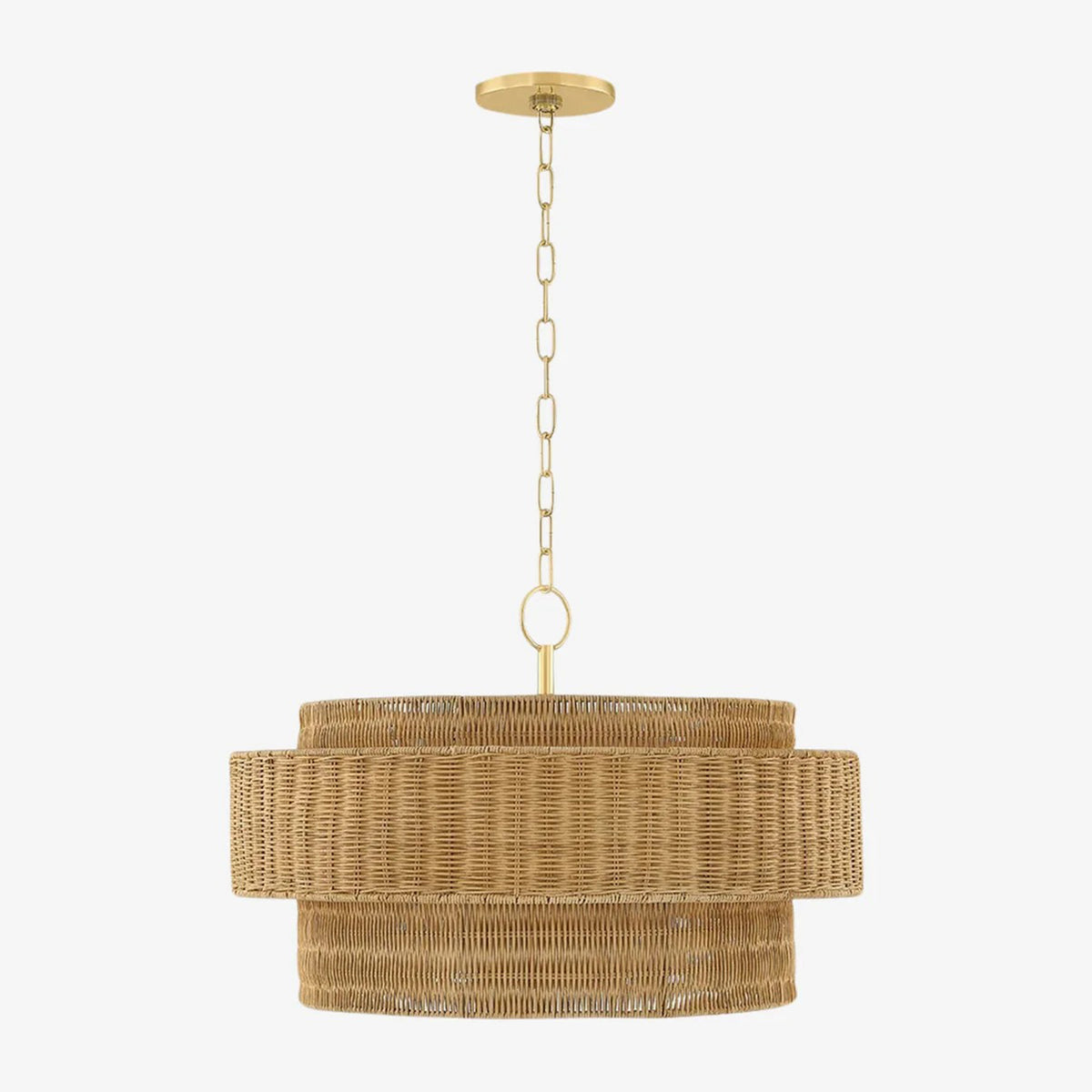 Danica Handwoven Wicker Pendant Light