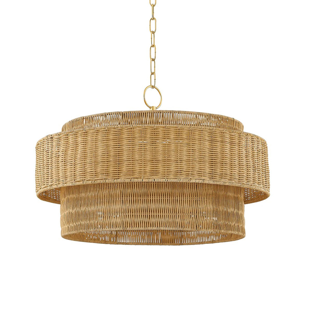 Danica Handwoven Wicker Pendant Light