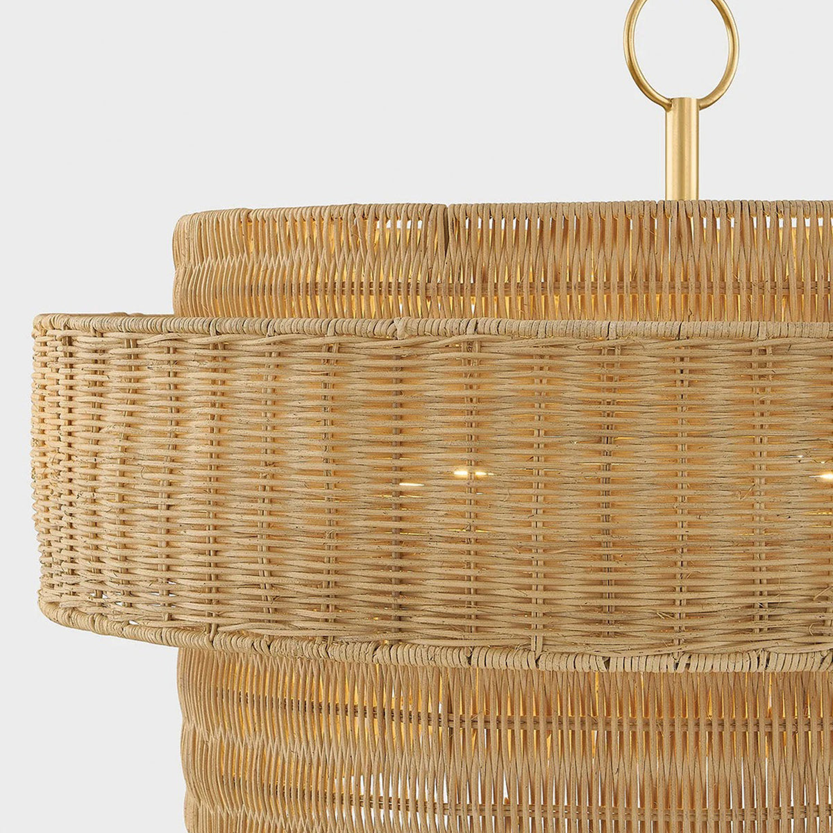 Danica Handwoven Wicker Pendant Light