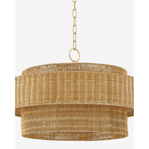Danica Handwoven Wicker Pendant Light