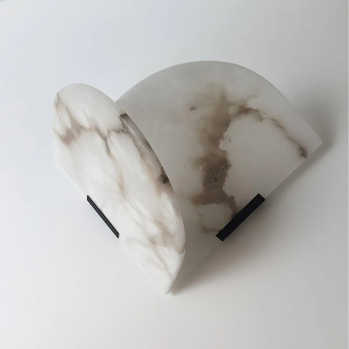 Fly Gaby Heart Fanshaped Alabaster Wall Light - View 2