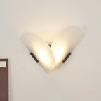 Fly Gaby Heart Fanshaped Alabaster Wall Light - View 3