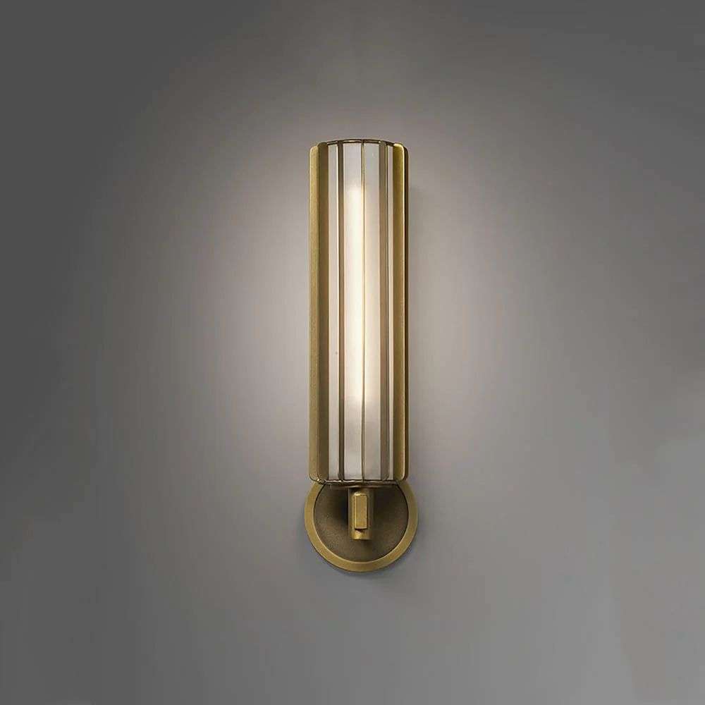 Duvernois Brass Sconce - Modern Brass Wall Light