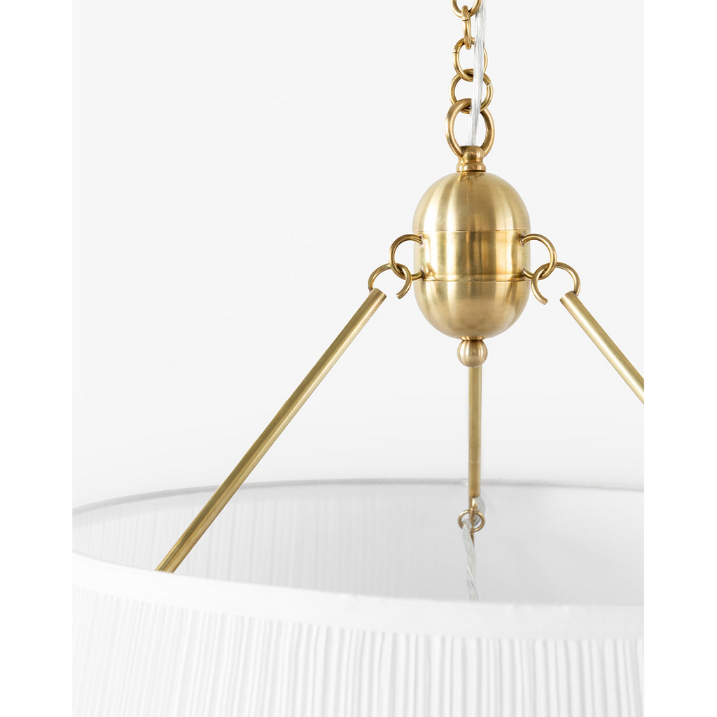 Georgiana Pendant — Grand Brass Hanging Light