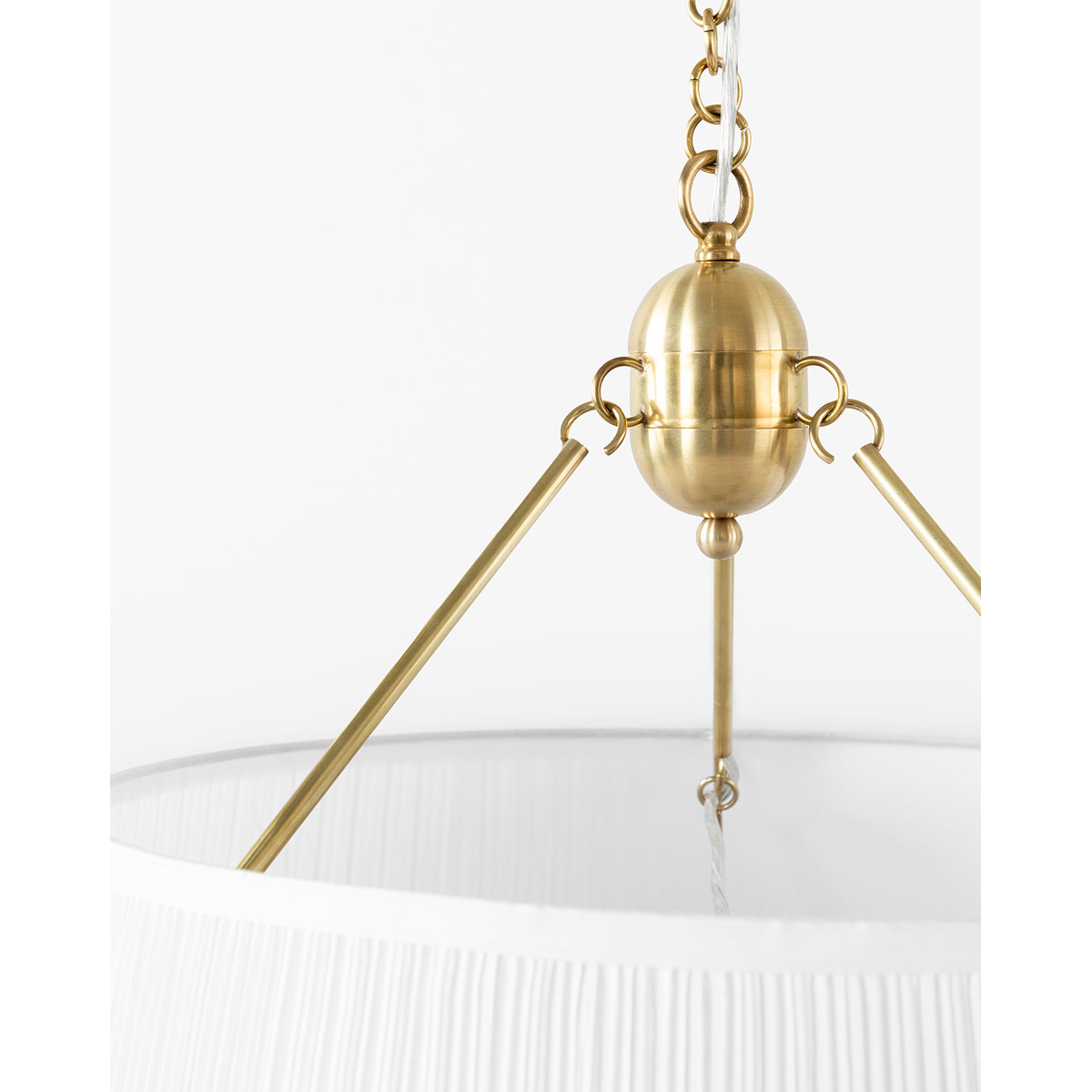 Georgiana Pendant — Grand Brass Hanging Light