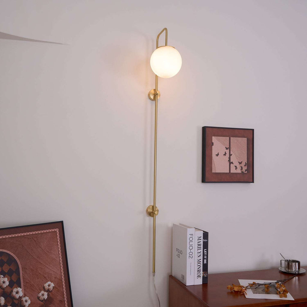 Aurelia Globe Plug In Wall Sconce