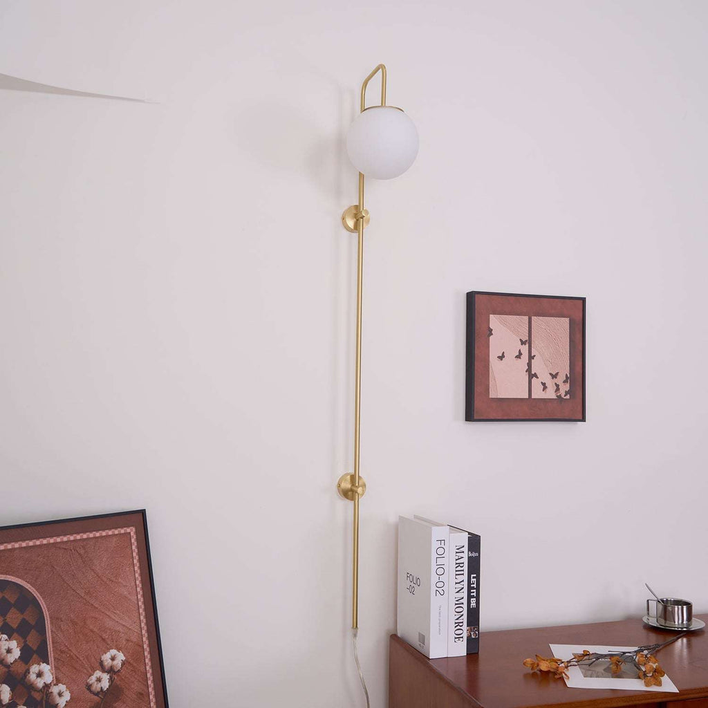 Aurelia Globe Plug In Wall Sconce