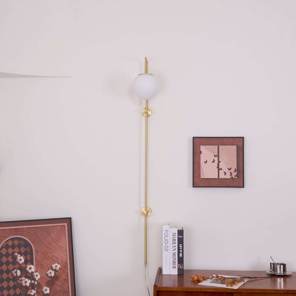 Aurelia Globe Plug In Wall Sconce