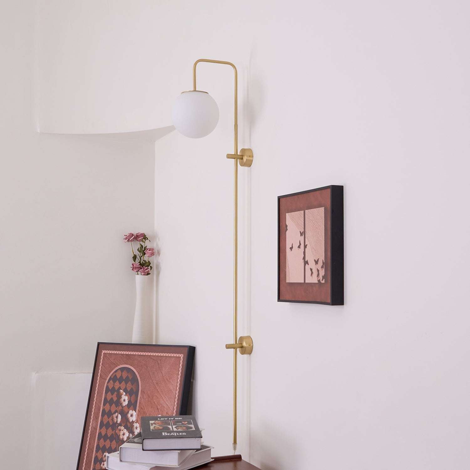 Aurelia Globe Plug In Wall Sconce