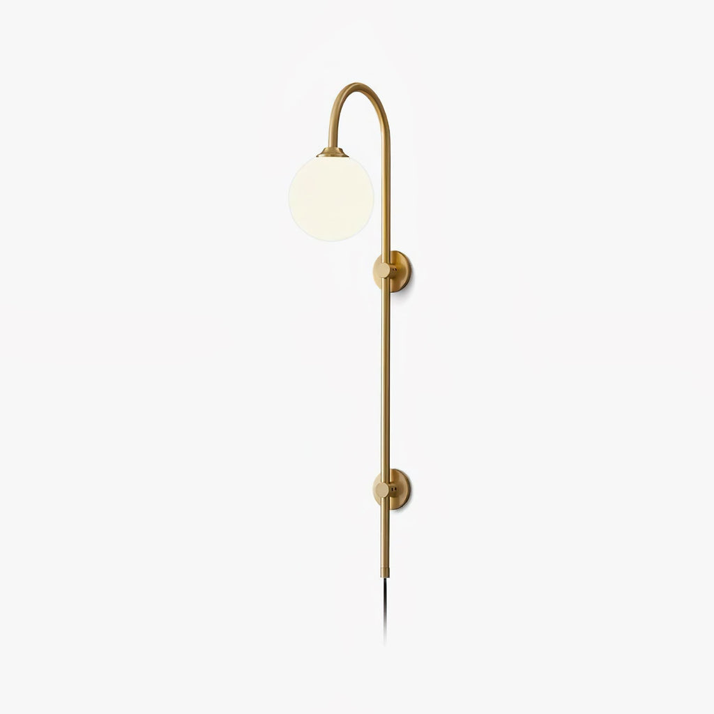 Aurelia Globe Plug In Wall Sconce