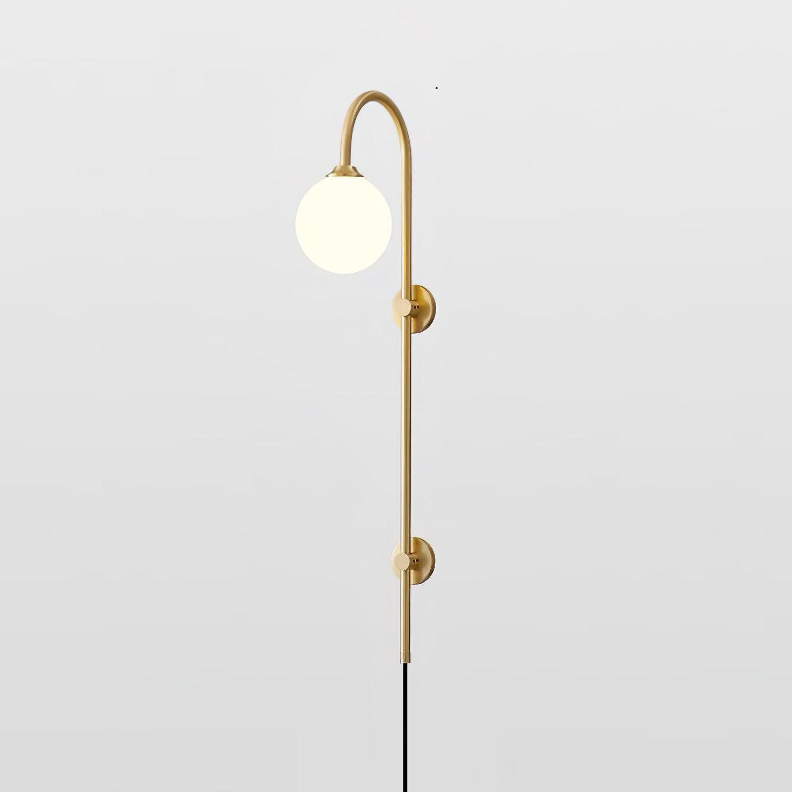 Aurelia Globe Plug In Wall Sconce