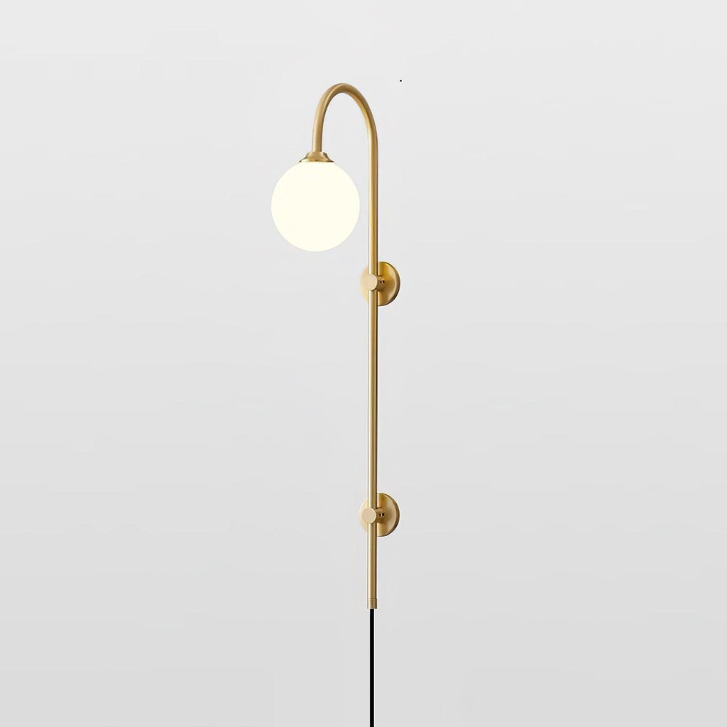 Aurelia Globe Plug In Wall Sconce