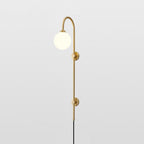 Aurelia Globe Plug In Wall Sconce
